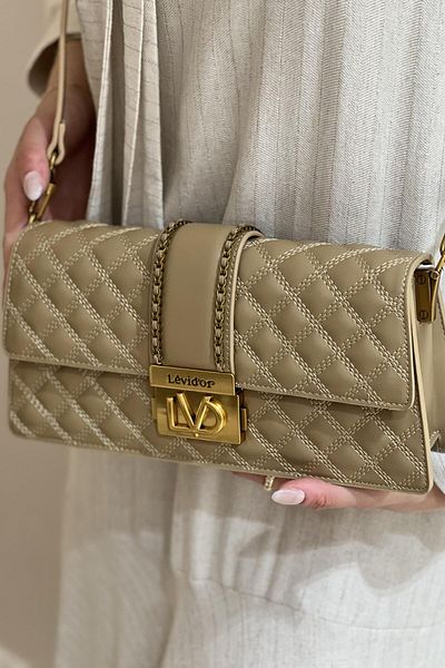 Levidor Chain Belt Patterned Shoulder Crossbody Bag