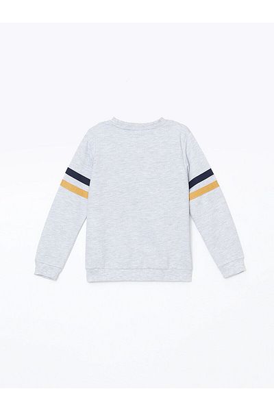 LC Waikiki Crew Neck Printed Boys' Sweatshirt