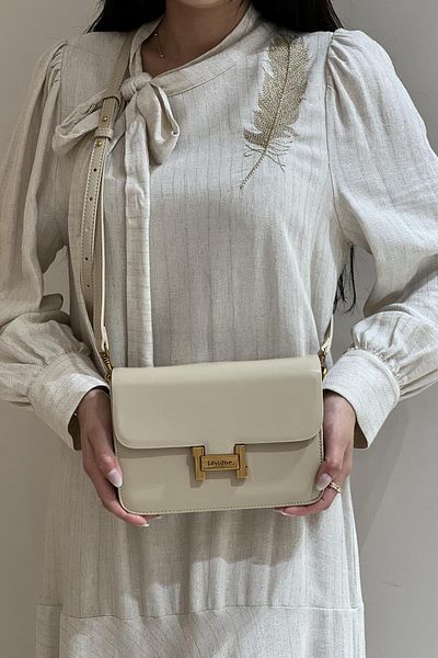 Levidor H Logo Locked Shoulder Crossbody Bag