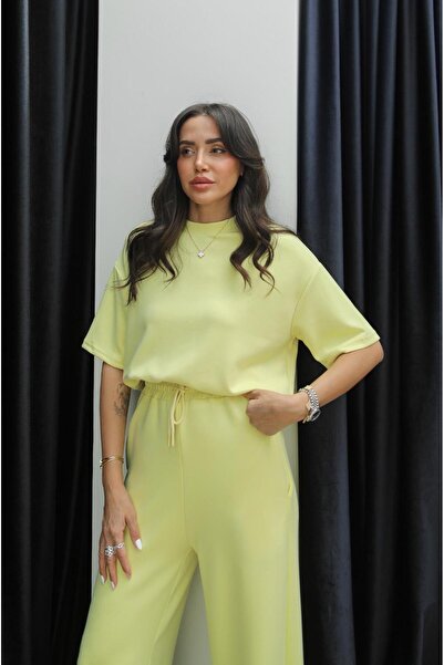 Havoş Yellow Darcy Modal Tracksuit Set