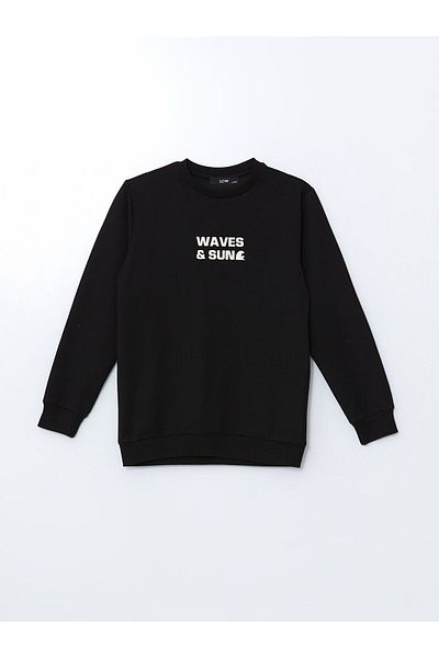 LC Waikiki Crew Neck Printed Boys' Sweatshirt