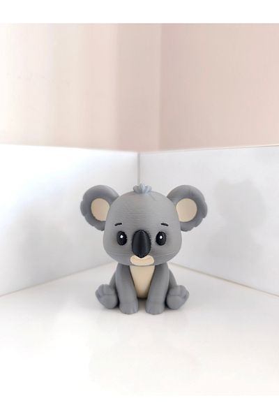 Alwin3d 7cm Safari Koala Cake Top Figure Toy
