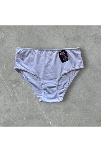 Papatya %100 Pamuklu Büyük Beden Battal Kilot Slip