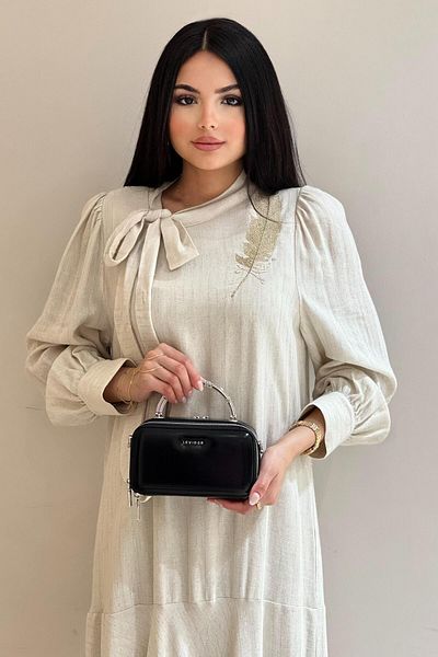 Levidor Double Zipper Hand Holding Mini Crossbody Bag