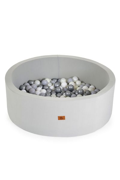 Moni Dry foam pool for babies and children, with 200 balls included Ball Pool Grey, 90x30cm
