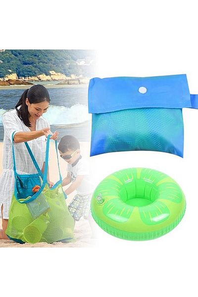 OEM Mesh bag for storage and beach ball toy, 45X45 cm