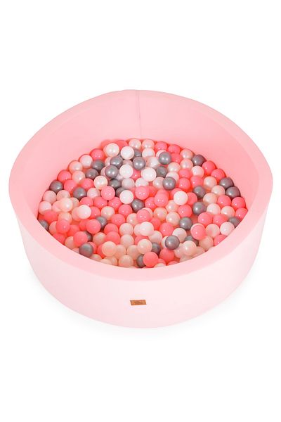Moni Dry foam pool for babies and children, with 200 balls included Ball Pool Pink, 90x30cm