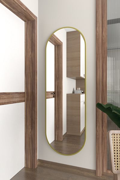 Marsah Home Oglinda Ovala 180x60 Auriu