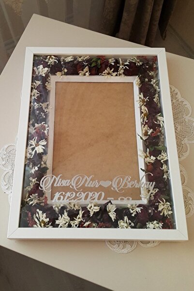 Verda Çerçeve 30x40 Cm Verda White Memory Frame with Name and Date
