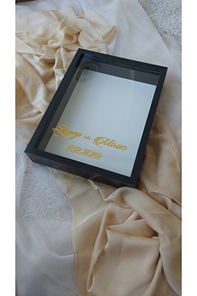 Verda Çerçeve 30x40 Cm Isimli Ve Tarihli Anı Çerçevesi! Gül Çerçeve Kutusu! G...