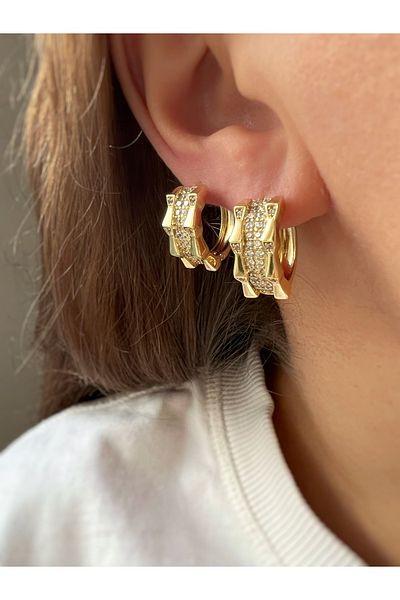 ToffyStore Vip Thick Vintage Design Earrings