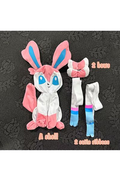 NB market Sylveon Plush Toy Holster Giant Size 1 Meter Eevee Evolution Pokemon Plush Hollow Holster