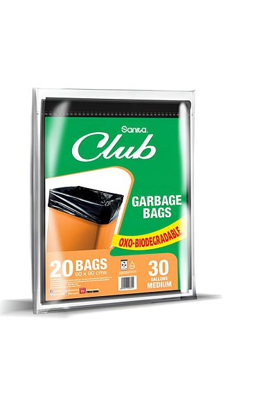 Generic اكياس قمامة 30 جالون 20 كيس