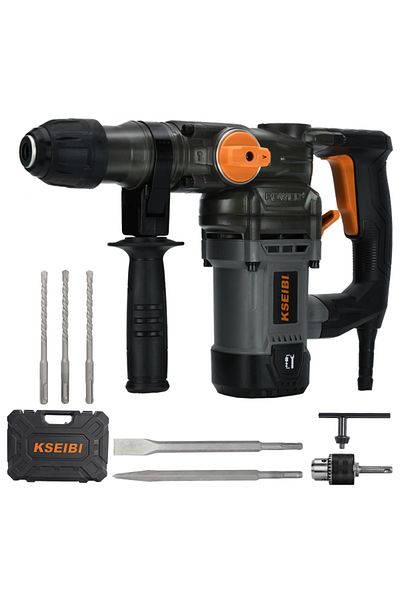 kseibi Rotary Hammer 1050W - ensures secure bit retention and compatibility with different accessories.