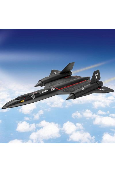 REVELL طائرة نموذجية سهلة النقر بمقياس 1:110 Lockheed Sr-71 "blackbird" مجموعة مطلية N:63652