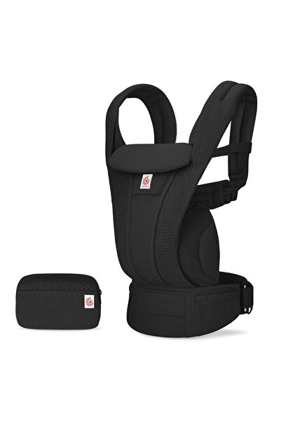 Ergobaby Omni Deluxe Mesh (onyx black) , 4 farklı taşıma pozisyonlu ergonomik kanguru , 0-4 yaş