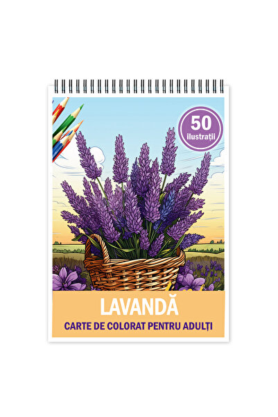 Legendary Gifts Carte de colorat pentru relaxare si antistres, 50 de ilustrat...