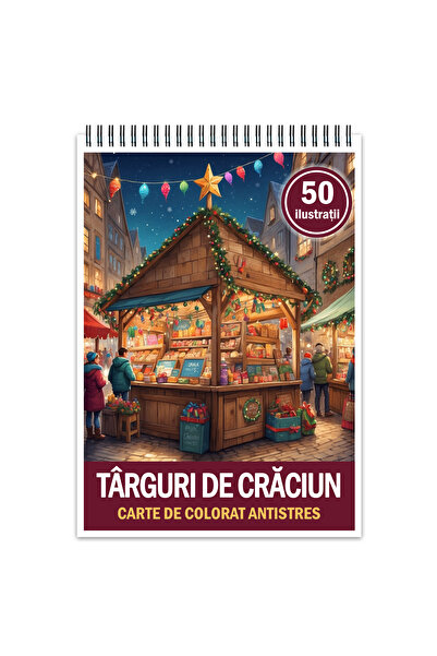 Legendary Gifts Carte de colorat pentru relaxare si antistres, 50 de ilustrat...