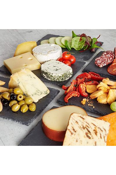 Secret de Gourmet Arona serving tray, slate, anthracite grey, 14 x 22 cm