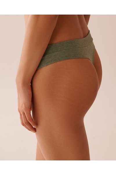La Vie en Rose Cotton Thong Panty