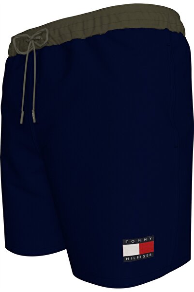 Tommy Hilfiger MEDIUM DRAWSTRING Erkek Mavi Deniz Şortu - UM0UM03455