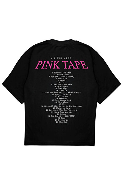 SVART WEAR Μπλουζάκι PINK TAPE v2 oversized με την αμερικανική σημαία