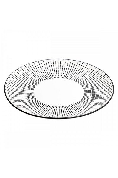 Secret de Gourmet Lunis Noir plate, porcelain, 26 cm