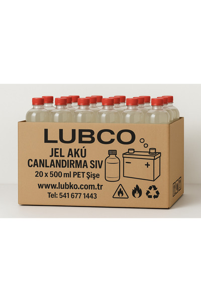 LUBCO jel akü sıvısı jel akü canlandırma jel 28 bome asidik sıvı 500 grm