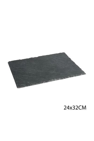 Secret de Gourmet Slate serving platter, 24 x 32 cm, for appetizer, main course or dessert