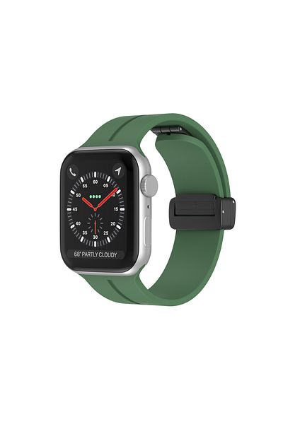 LUVLU Silicone Band Compatible with Apple Watch Series Ultra, Ultra 2, SE 2, 10/9/8/7/6/ - 42/44/45/49MM