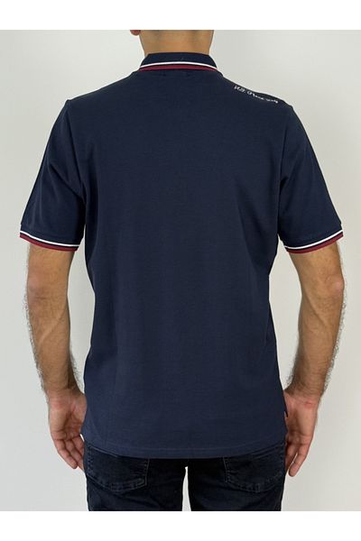 U.S. GRAND POLO EQUIPMENT & APPAREL Tricou polo pentru bărbați U.S. Grand Polo cu logo și detalii contrastante, croială regulată