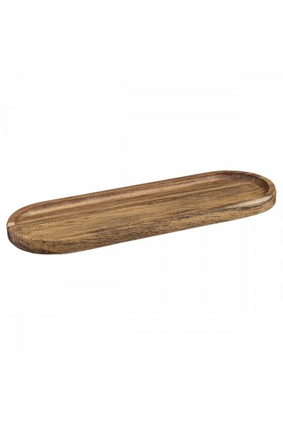 Secret de Gourmet Σετ σερβιρίσματος 3 μπολ Accacia, ξύλινα, καφέ, 30 x 6 x Υ 10 εκ.