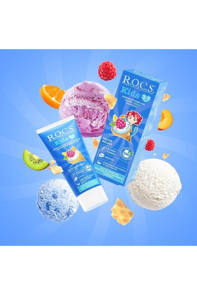 Rocs Baby Fruit Cone Fluoride-Free Toothpaste 45 ml