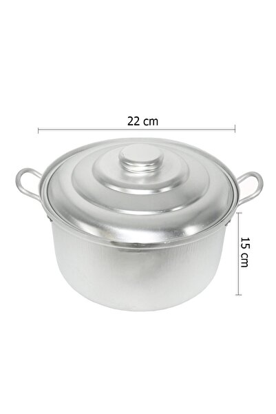 Generic 22cm Non-stick Aluminum Cooking Pot with Lid