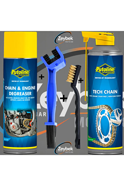 putoline Motosiklet Zincir Temizlik ve Yağlama Seti - Motosiklet Bakım Seti