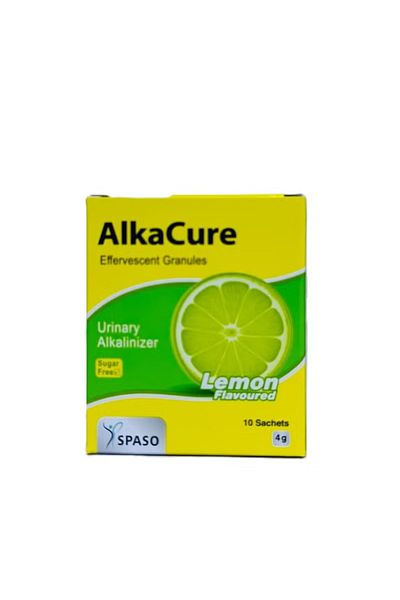 Spaso ALKACURE Lemon Effervescent Granules 4g (10 Sachets)