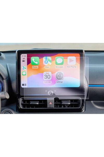 Mobilite تويوتا ياريس / ياريس كروس 2024-2025 موديل 10.5 بوصة شاشة الوسائط المتعددة متوافقة مع واقي شاشة نانو 9H