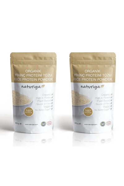 Naturiga Organik Pirinç Proteini Tozu 250gr x 2