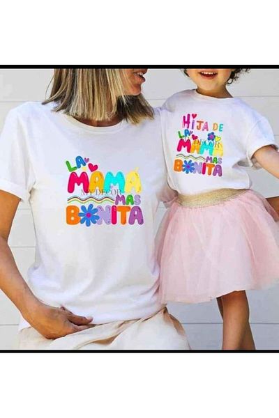 Pink Sky Mother Daughter Set "Do Not Forget to Add Each Product to the Basket by Making Two Separate Selections."