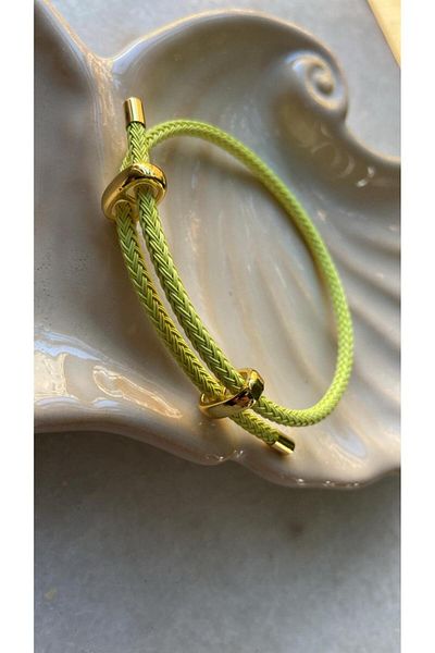 ZRN AKSESUAR Rope Bracelet Phosphor Green Color Stylish Trend