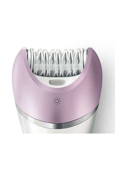 Philips Satinelle Advanced Wet and Dry Epilator for Legs, Body and Face Hairs, White