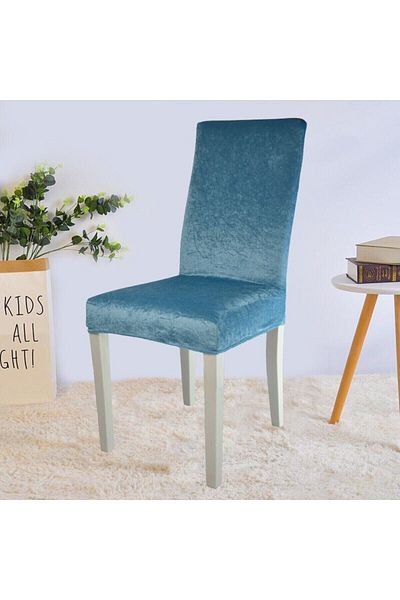 Bright Home Βελούδινο κάλυμμα καρέκλας Uy Style, κάλυμμα καρέκλας με λάστιχο, 1 τεμάχιο
