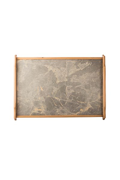 Dania High-Quality Wooden Serving Tray with Foldable Legs, Size 62*41*24 cm