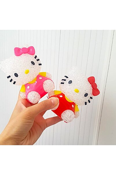 Livava Hello Kitty Gece Lambası Renk Değiştiren, Kırmızı, 10x7