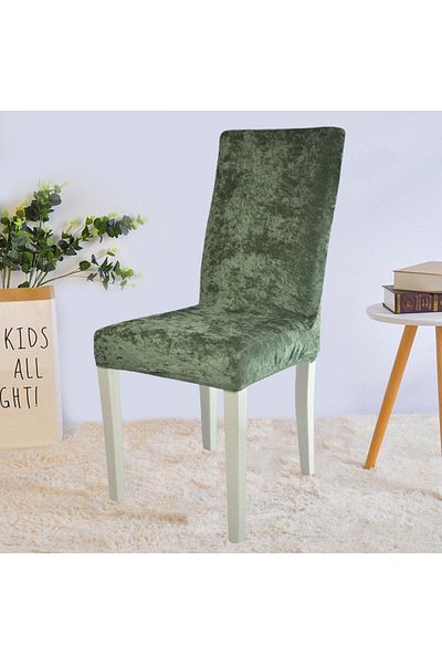 Bright Home βελούδινο κάλυμμα καρέκλας, κάλυμμα καρέκλας με λάστιχο, 1 τεμάχιο