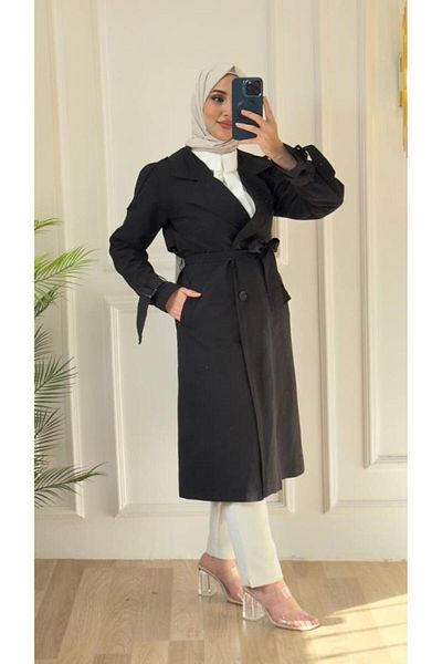 Tebrikler tekstil trench elegant de vară pentru femei model G2511