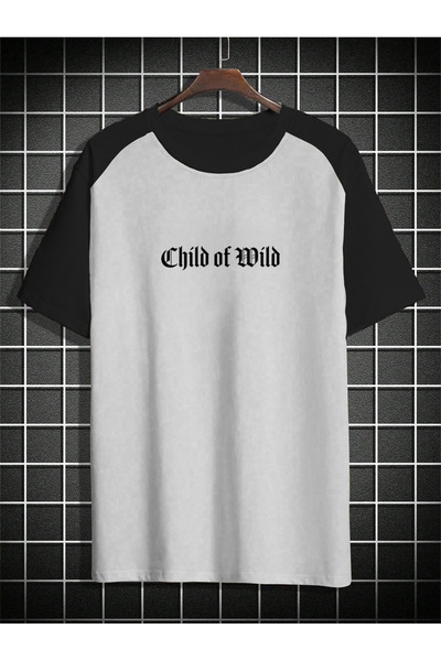 CMKTEKS Unisex Hashtag Oversize Crew Neck Printed T-Shirt