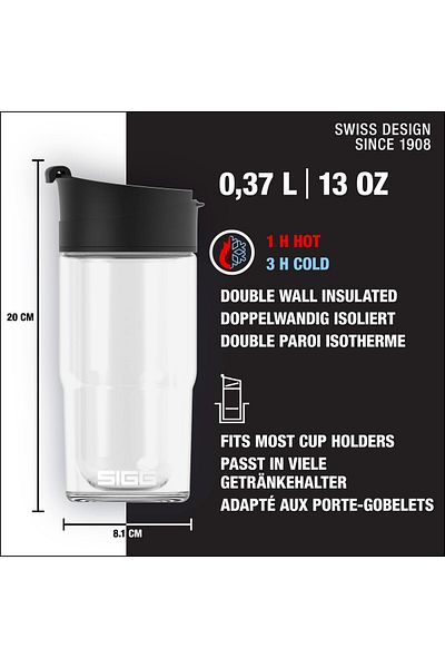 SIGG Nova Black Insulated Coffee Travel Mug