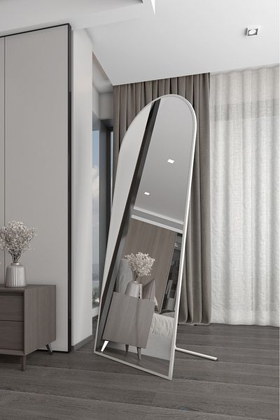 Marsah Home , Semi-oval floor mirror with stand 180x70 Cm