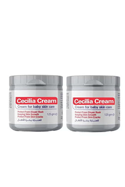 Cecilia كريم العناية بالبشرة للاطفال من سيسليا 125 *2 غرام من قطعتين